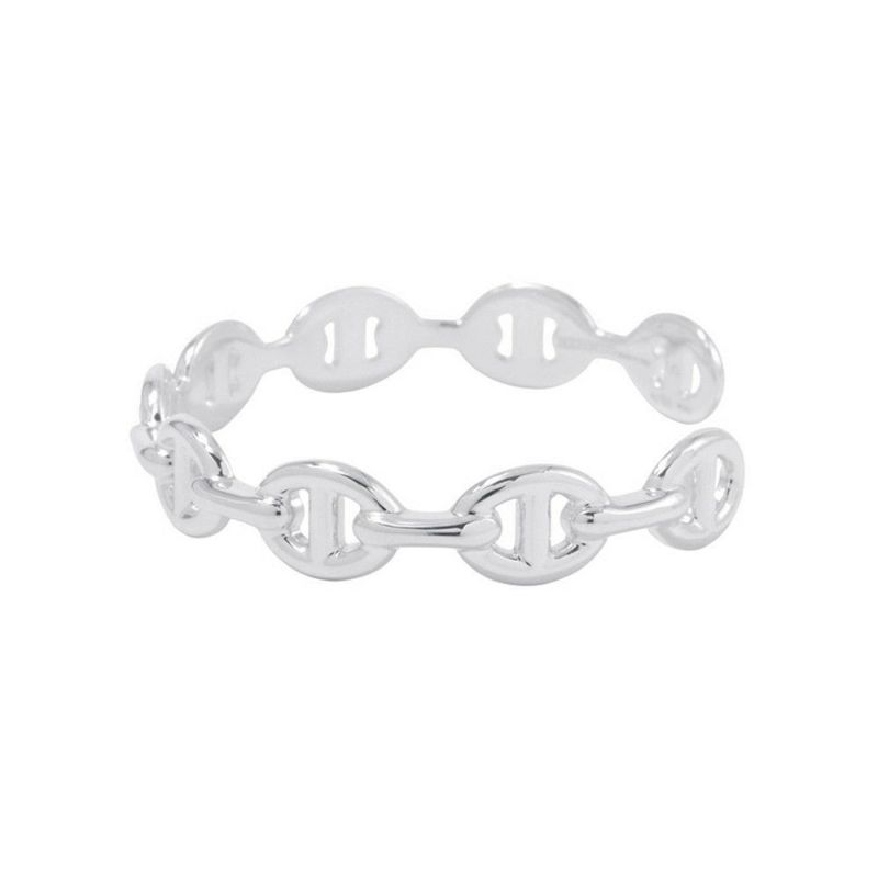 エルメス ブレスレット シェーヌダンクル アンシェネ バングル SV925シルバー サイズLG HERMES バングル