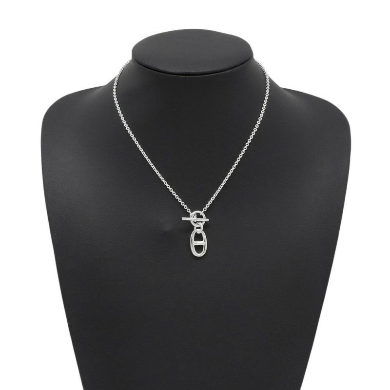 エルメス ネックレスシェーヌダンクル アミュレット SV925シルバー HERMES ジュエリー