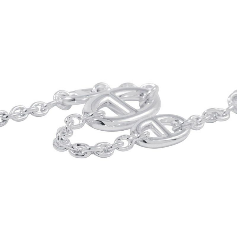 エルメス ブレスレット シェーヌダンクル ファランドール SV925シルバー サイズST HERMES ジュエリー