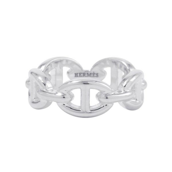 エルメス リング シェーヌダンクル アンシェネPM Enchainee SV925シルバー リングサイズ53 HERMES ジュエリー