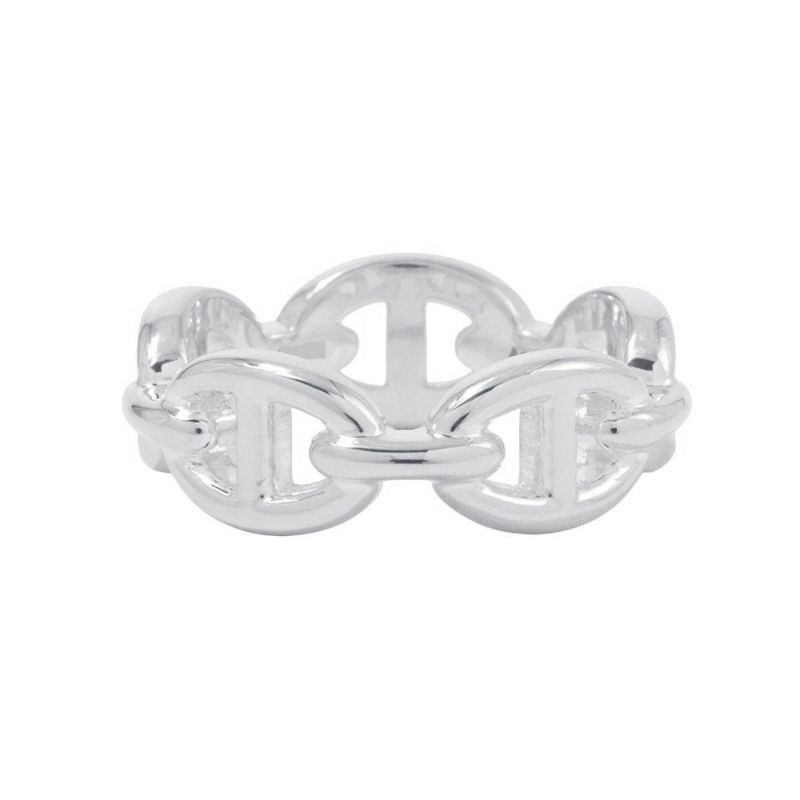 エルメス リング シェーヌダンクル アンシェネPM Enchainee SV925シルバー リングサイズ53 HERMES ジュエリー