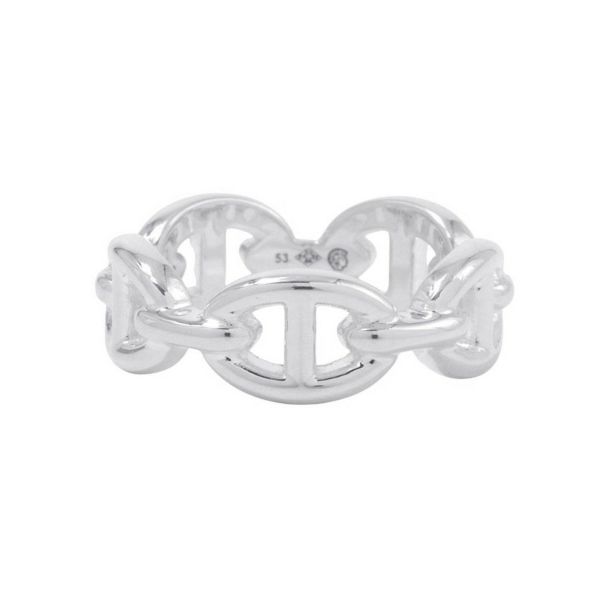 エルメス リング シェーヌダンクル アンシェネPM Enchainee SV925シルバー リングサイズ53 HERMES ジュエリー