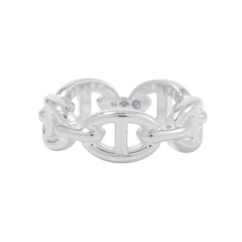 エルメス リング シェーヌダンクル アンシェネPM Enchainee SV925シルバー リングサイズ53 HERMES ジュエリー