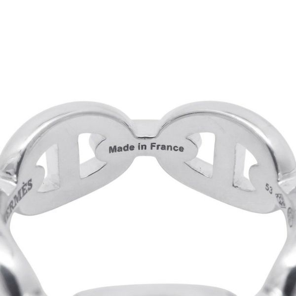 エルメス リング シェーヌダンクル アンシェネPM Enchainee SV925シルバー リングサイズ53 HERMES ジュエリー