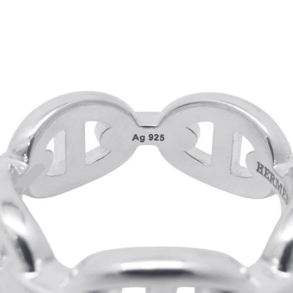 エルメス リング シェーヌダンクル アンシェネPM Enchainee SV925シルバー リングサイズ53 HERMES ジュエリー