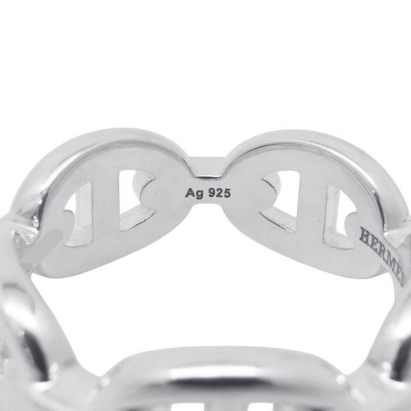 エルメス リング シェーヌダンクル アンシェネPM Enchainee SV925シルバー リングサイズ53 HERMES ジュエリー