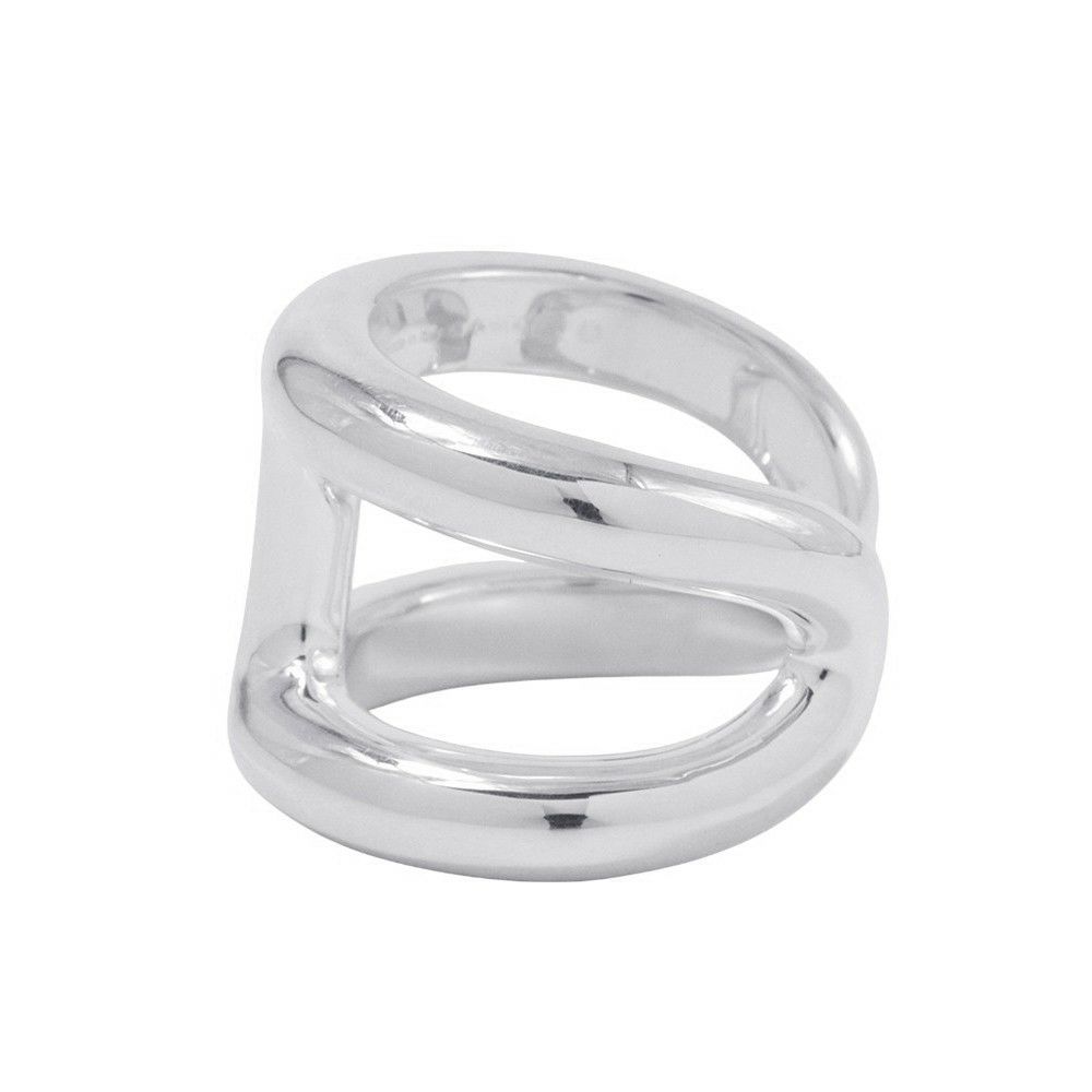 エルメス リング オスモズGM Osmose SV925シルバー リングサイズ53 HERMES ジュエリー 指輪