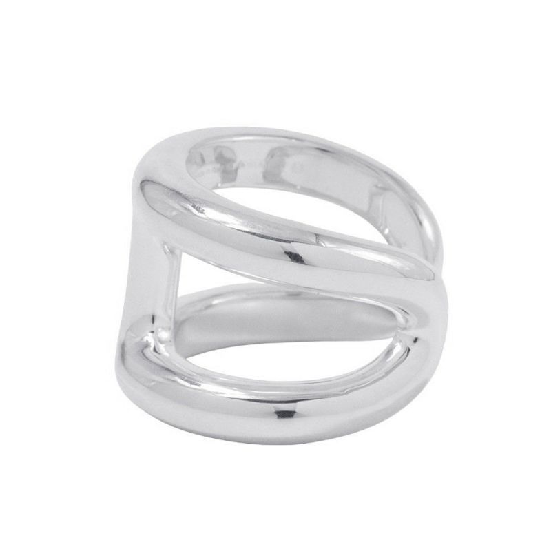 エルメス リング オスモズGM Osmose SV925シルバー リングサイズ53 HERMES ジュエリー 指輪