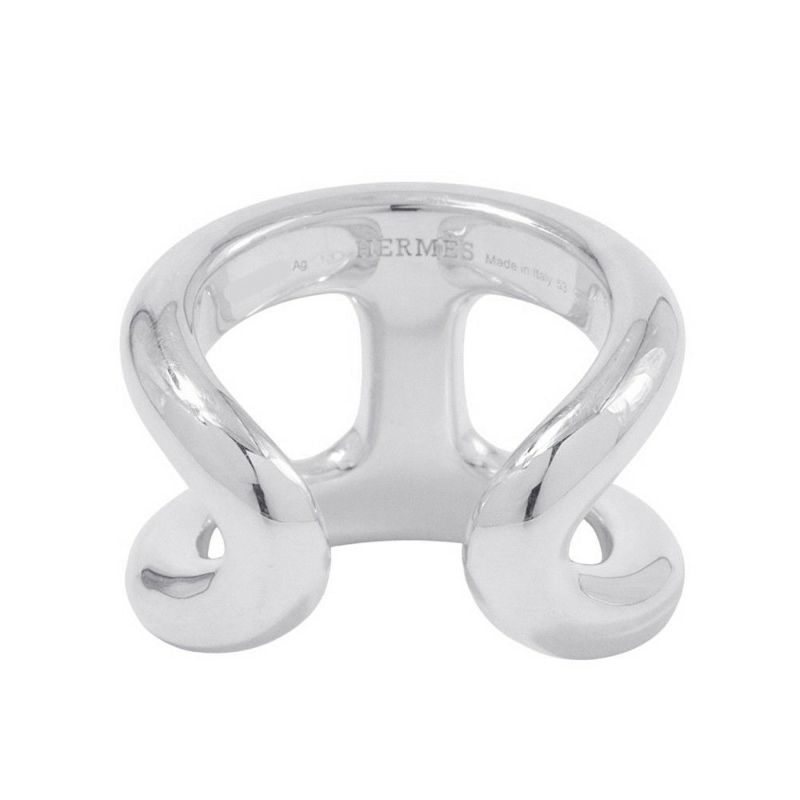 エルメス リング オスモズGM Osmose SV925シルバー リングサイズ53 HERMES ジュエリー 指輪