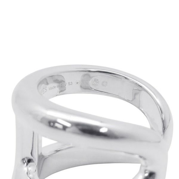 エルメス リング オスモズGM Osmose SV925シルバー リングサイズ53 HERMES ジュエリー 指輪