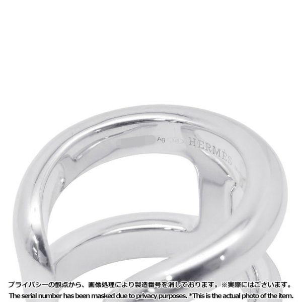 エルメス リング オスモズGM Osmose SV925シルバー リングサイズ53 HERMES ジュエリー 指輪
