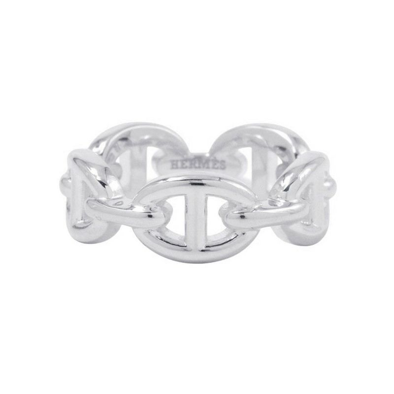 エルメス リング シェーヌダンクル アンシェネPM Enchainee SV925シルバーリングサイズ51 HERMES ジュエリー