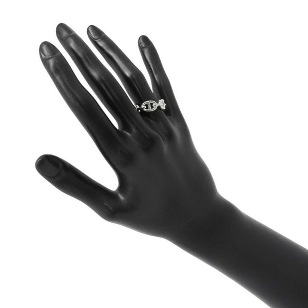 エルメス リング シェーヌダンクル アンシェネPM Enchainee SV925シルバーリングサイズ51 HERMES ジュエリー