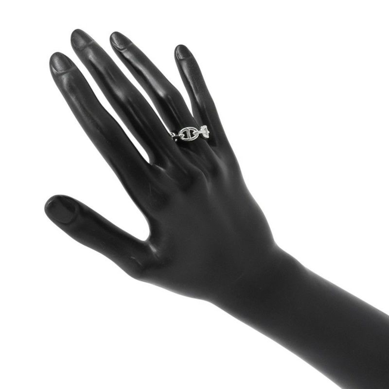 エルメス リング シェーヌダンクル アンシェネPM Enchainee SV925シルバーリングサイズ51 HERMES ジュエリー