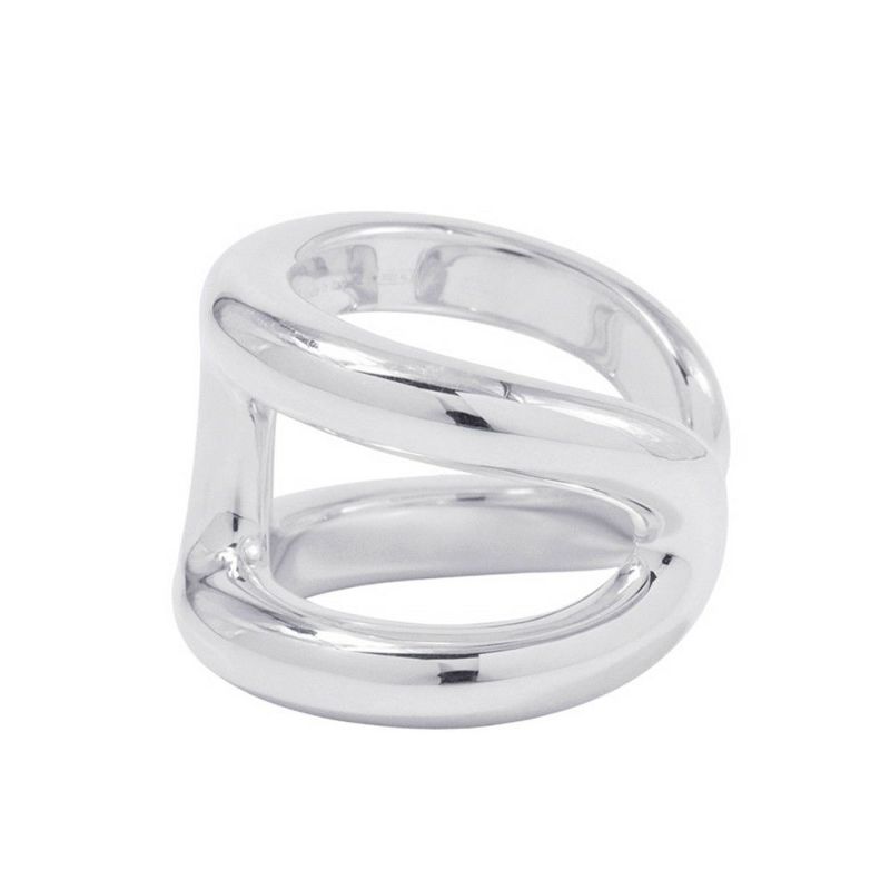 エルメス リング オスモズGM Osmose SV925シルバー リングサイズ52 HERMES ジュエリー 指輪