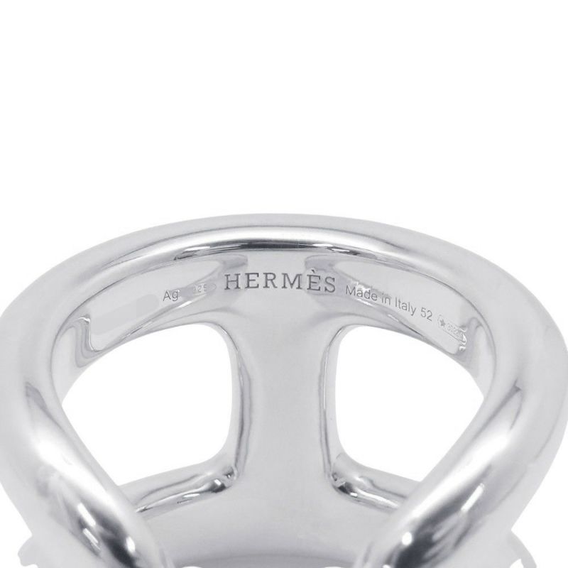 エルメス リング オスモズGM Osmose SV925シルバー リングサイズ52 HERMES ジュエリー 指輪