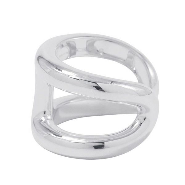 エルメス リング オスモズGM Osmose SV925シルバー リングサイズ53 HERMES ジュエリー 指輪