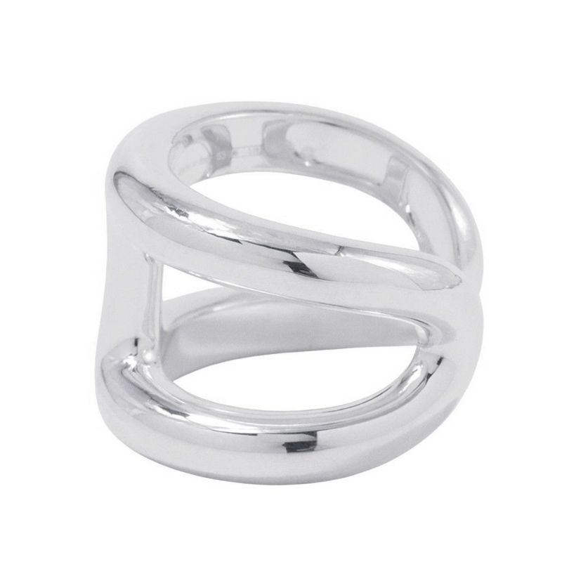 エルメス リング オスモズGM Osmose SV925シルバー リングサイズ53 HERMES ジュエリー 指輪