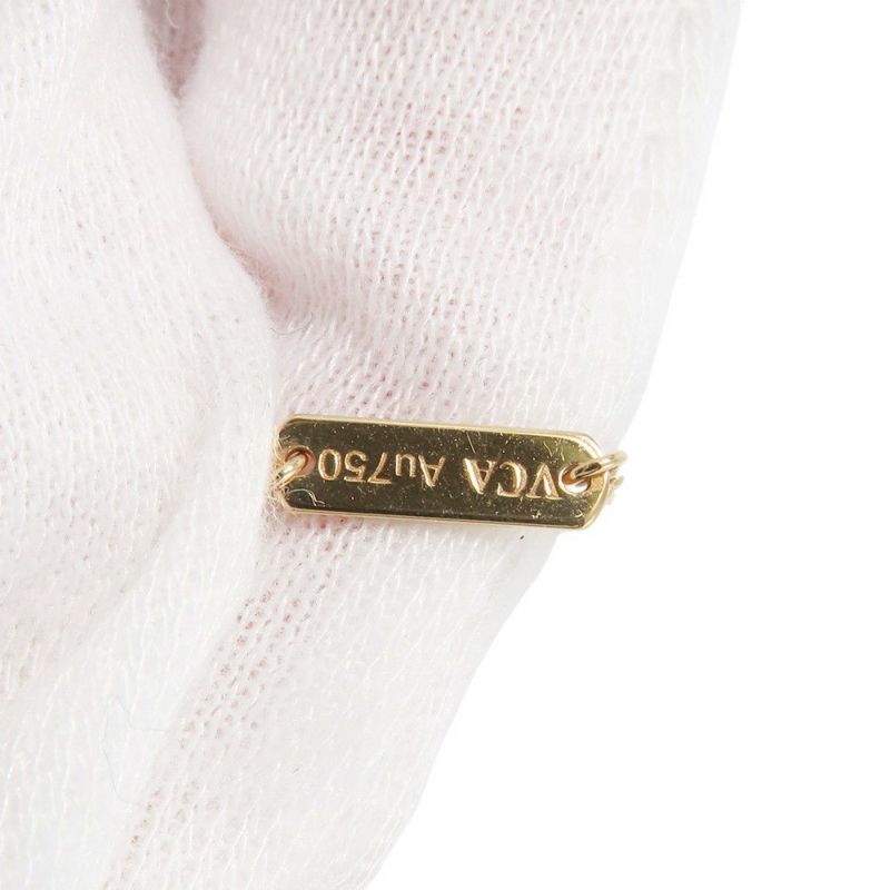 ヴァンクリーフ&アーペル ネックレス ヴィンテージ アルハンブラ ペンダント ギヨシェ K18YGイエローゴールド VCARP4KL00