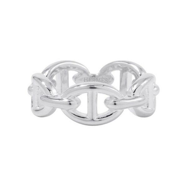 エルメス リング シェーヌダンクル アンシェネPM Enchainee SV925シルバー リングサイズ54 HERMES ジュエリー