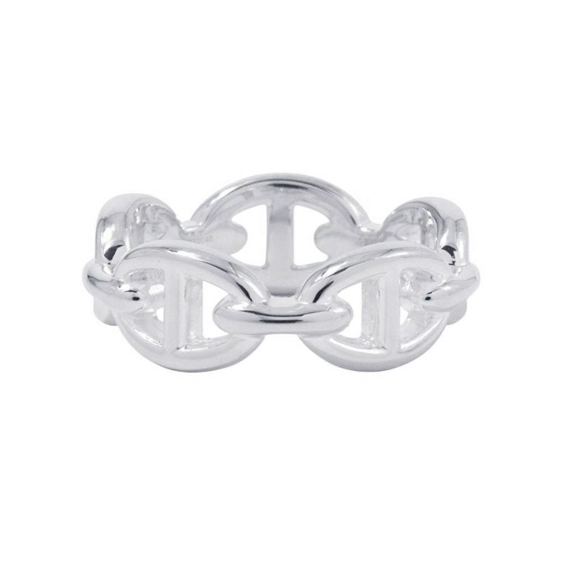 エルメス リング シェーヌダンクル アンシェネPM Enchainee SV925シルバー リングサイズ54 HERMES ジュエリー