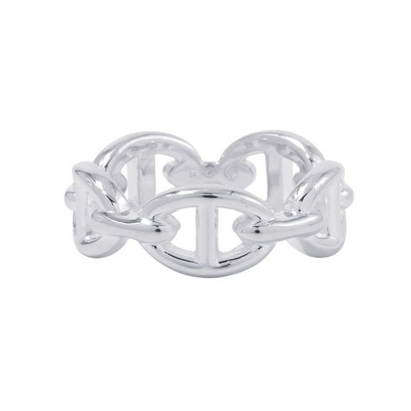 エルメス リング シェーヌダンクル アンシェネPM Enchainee SV925シルバー リングサイズ54 HERMES ジュエリー