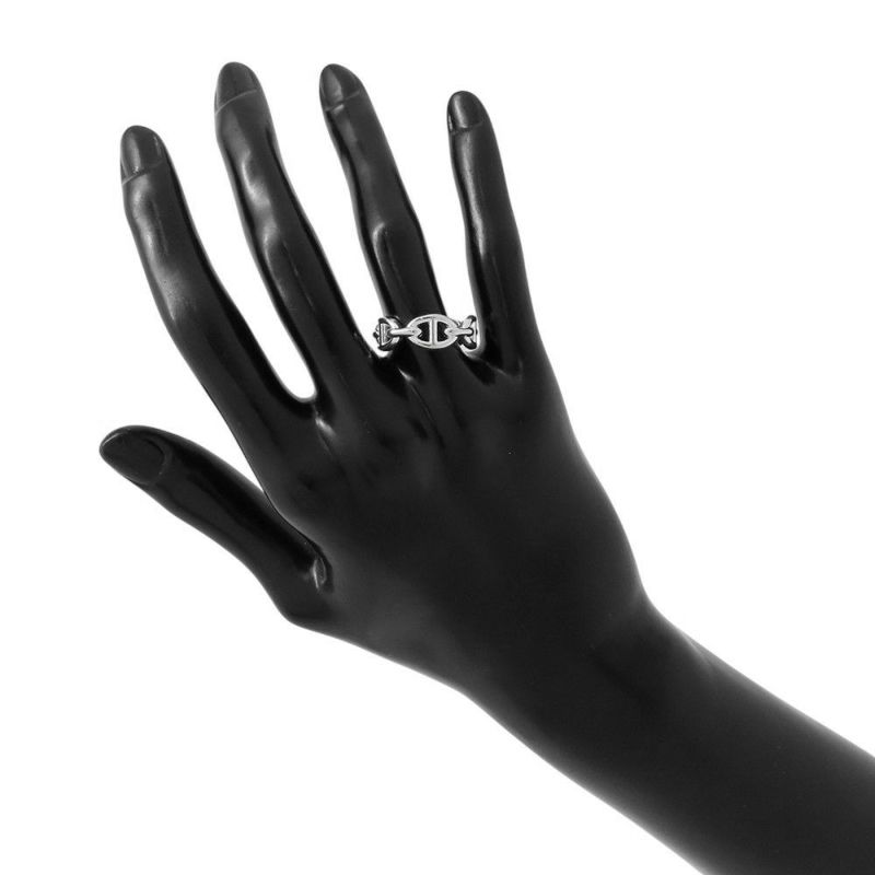 エルメス リング シェーヌダンクル アンシェネPM Enchainee SV925シルバー リングサイズ54 HERMES ジュエリー