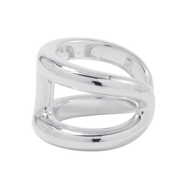 エルメス リング オスモズGM Osmose SV925シルバー リングサイズ54 HERMES ジュエリー 指輪