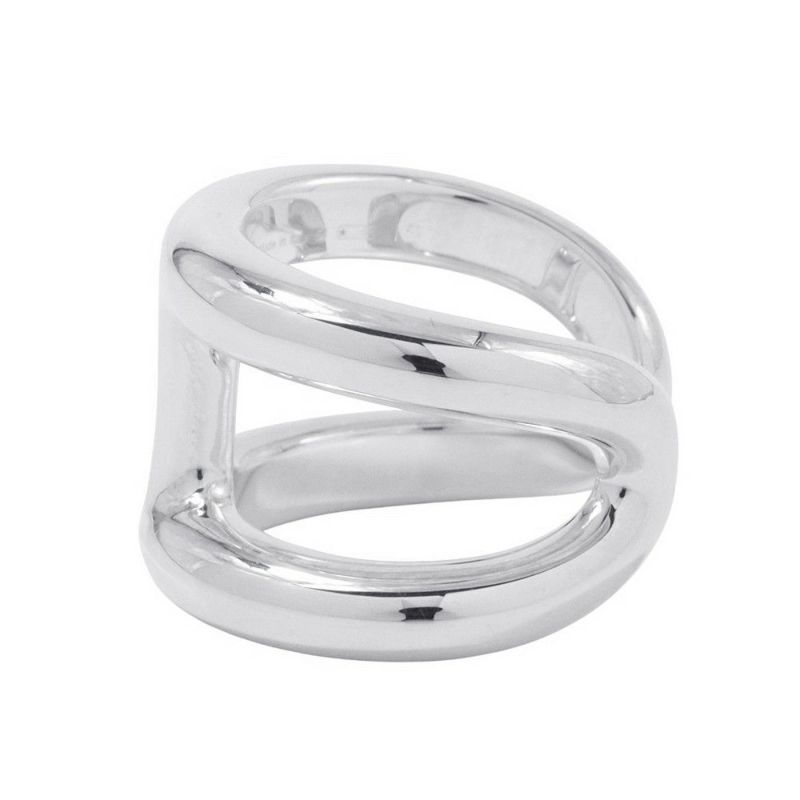 エルメス リング オスモズGM Osmose SV925シルバー リングサイズ54 HERMES ジュエリー 指輪