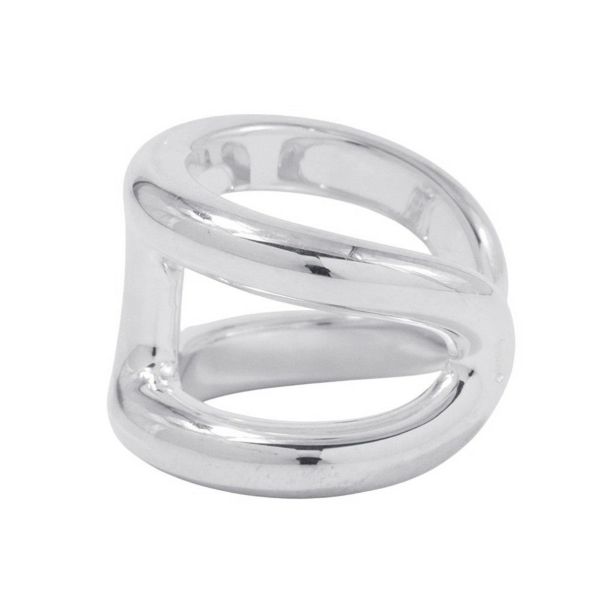 エルメス リング オスモズGM Osmose SV925シルバー リングサイズ52 HERMES ジュエリー 指輪