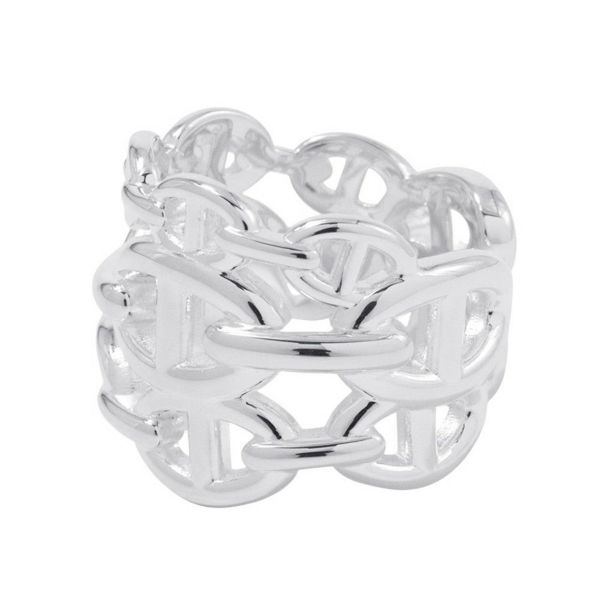 エルメス リング シェーヌダンクル アンシェネGM Enchainee SV925シルバー リングサイズ58 HERMES 指輪