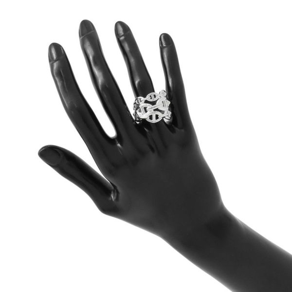 エルメス リング シェーヌダンクル アンシェネGM Enchainee SV925シルバー リングサイズ58 HERMES 指輪