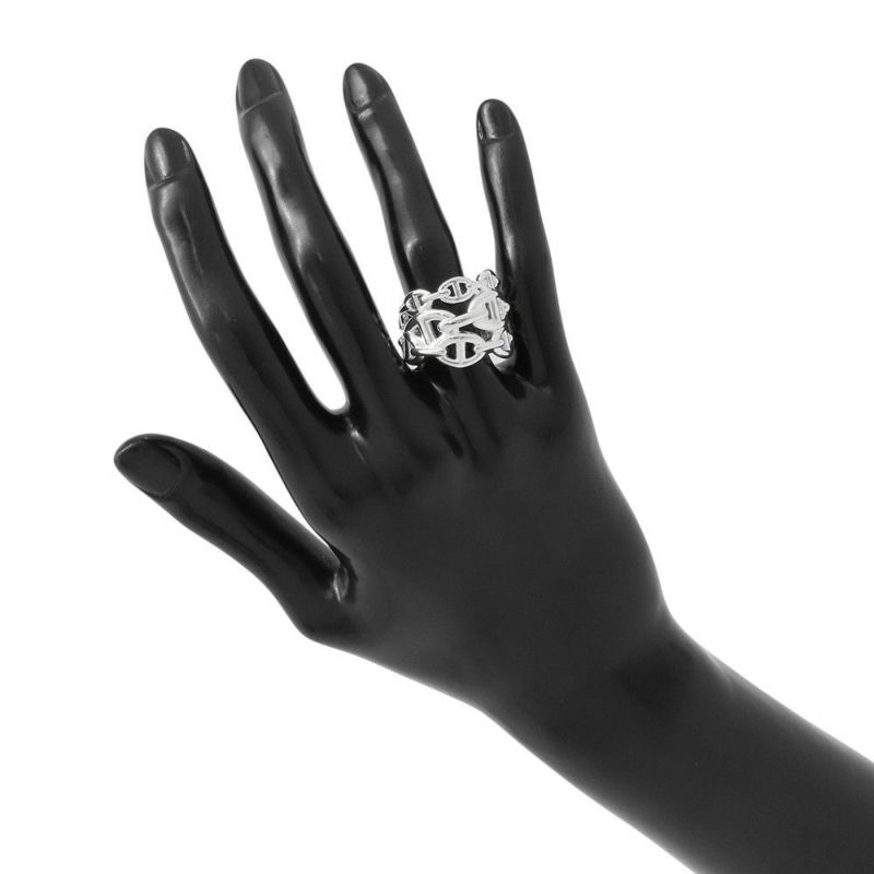 エルメス リング シェーヌダンクル アンシェネGM Enchainee SV925シルバー リングサイズ58 HERMES 指輪