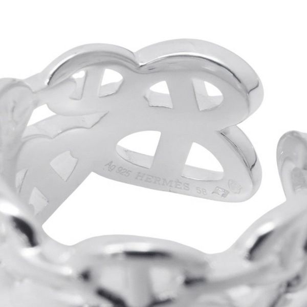 エルメス リング シェーヌダンクル アンシェネGM Enchainee SV925シルバー リングサイズ58 HERMES 指輪