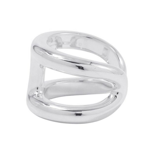 エルメス リング オスモズGM Osmose SV925シルバー リングサイズ54 HERMES ジュエリー 指輪