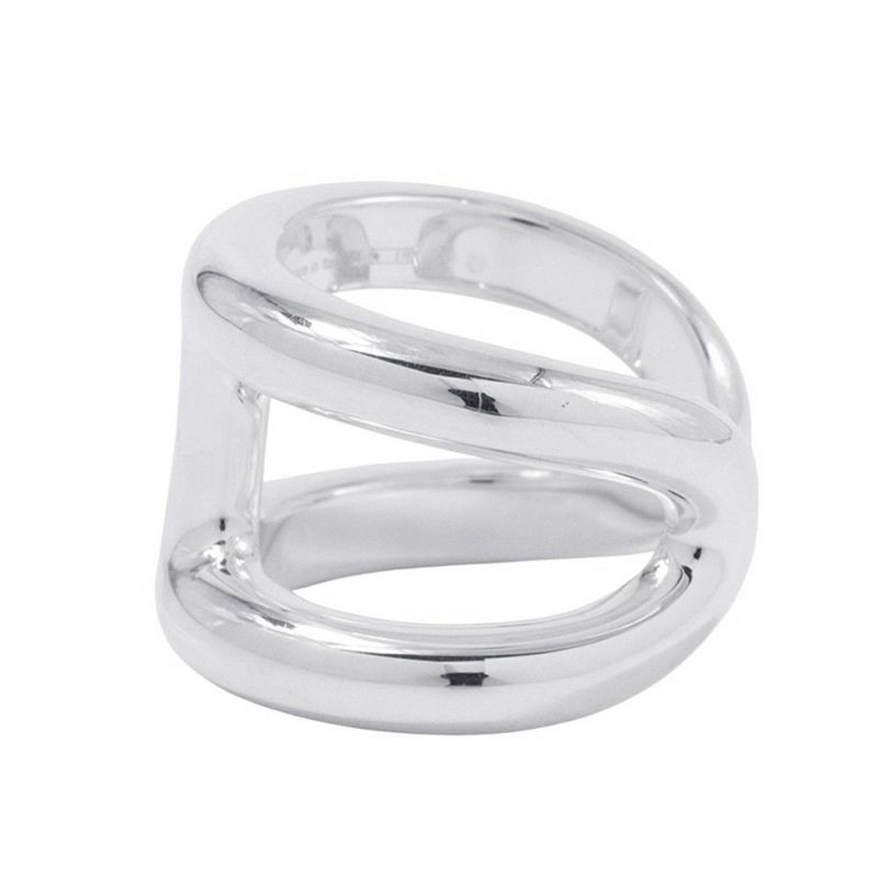 エルメス リング オスモズGM Osmose SV925シルバー リングサイズ54 HERMES ジュエリー 指輪