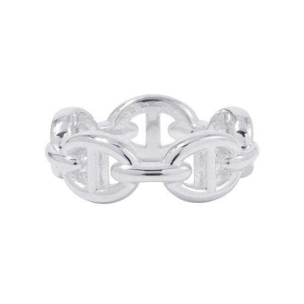 エルメス リング シェーヌダンクル アンシェネPM Enchainee SV925シルバー リングサイズ50  HERMES ジュエリー