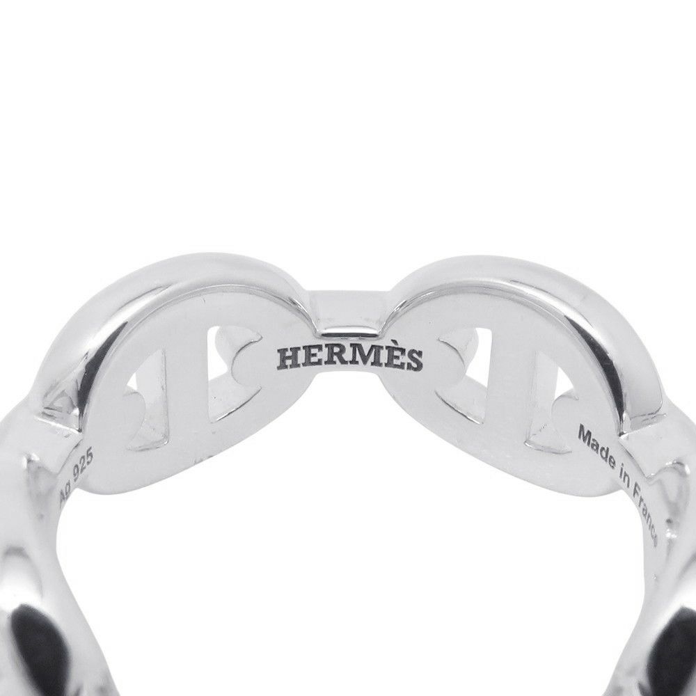 エルメス リング シェーヌダンクル アンシェネPM Enchainee SV925シルバー リングサイズ50  HERMES ジュエリー