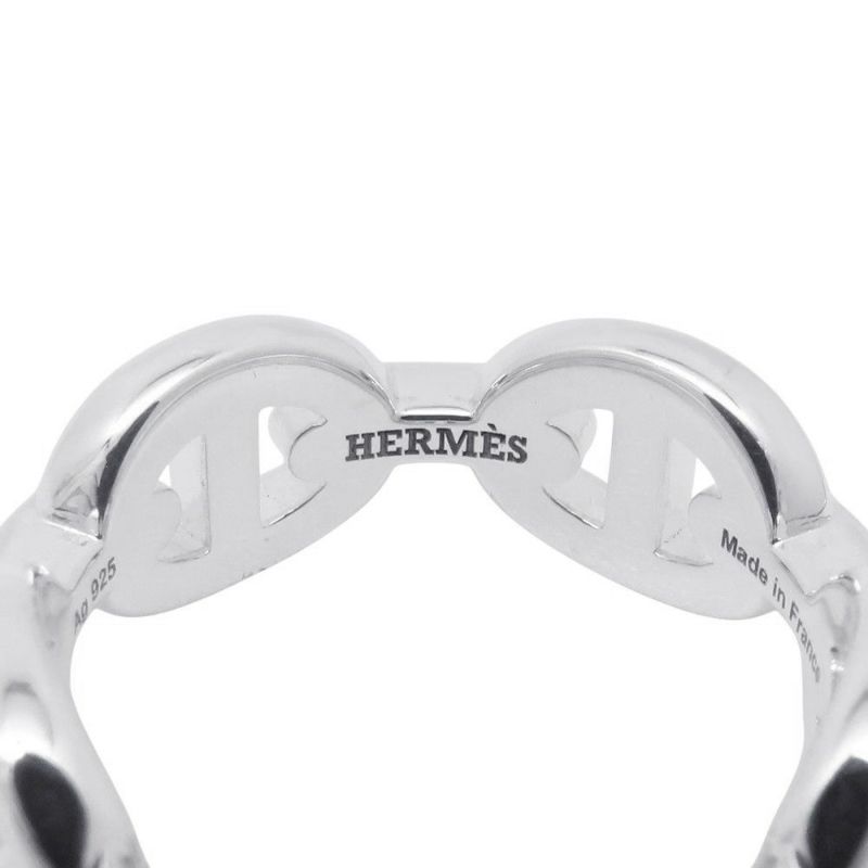 エルメス リング シェーヌダンクル アンシェネPM Enchainee SV925シルバー リングサイズ50  HERMES ジュエリー