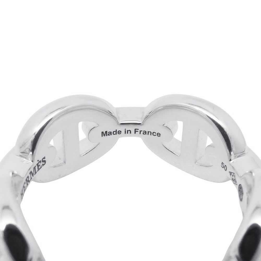 エルメス リング シェーヌダンクル アンシェネPM Enchainee SV925シルバー リングサイズ50  HERMES ジュエリー
