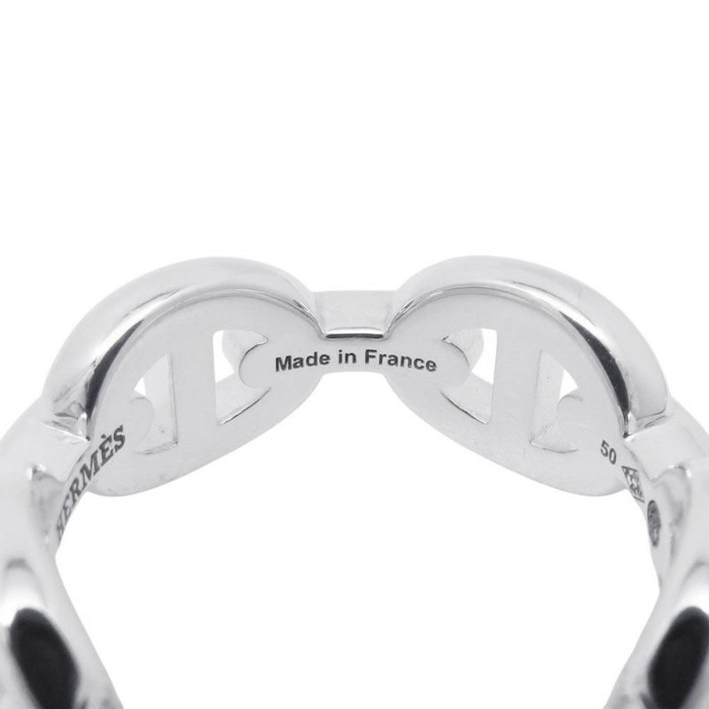 エルメス リング シェーヌダンクル アンシェネPM Enchainee SV925シルバー リングサイズ50  HERMES ジュエリー