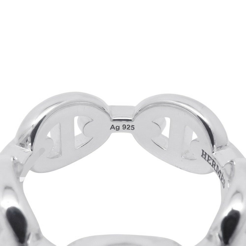 エルメス リング シェーヌダンクル アンシェネPM Enchainee SV925シルバー リングサイズ50  HERMES ジュエリー