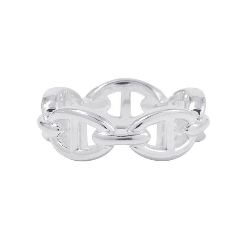 エルメス リング シェーヌダンクル アンシェネPM Enchainee SV925シルバー リングサイズ53 HERMES ジュエリー