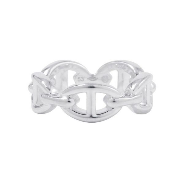 エルメス リング シェーヌダンクル アンシェネPM Enchainee SV925シルバー リングサイズ53 HERMES ジュエリー