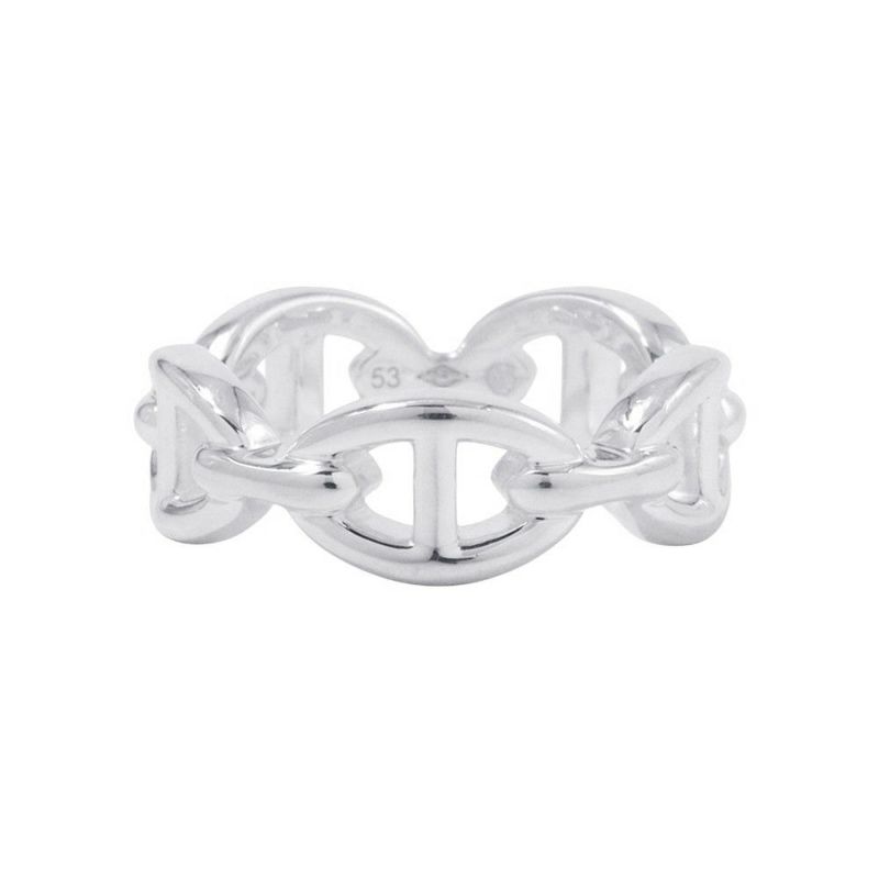 エルメス リング シェーヌダンクル アンシェネPM Enchainee SV925シルバー リングサイズ53 HERMES ジュエリー