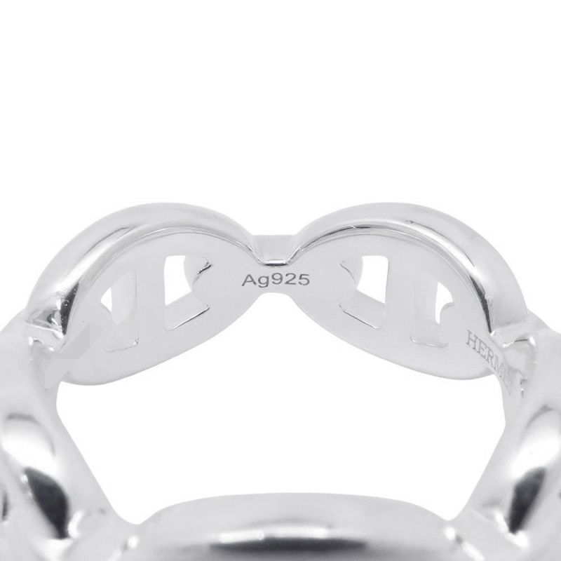エルメス リング シェーヌダンクル アンシェネPM Enchainee SV925シルバー リングサイズ53 HERMES ジュエリー