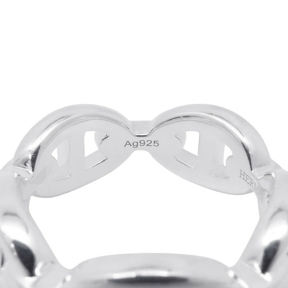 エルメス リング シェーヌダンクル アンシェネPM Enchainee SV925シルバー リングサイズ53 HERMES ジュエリー