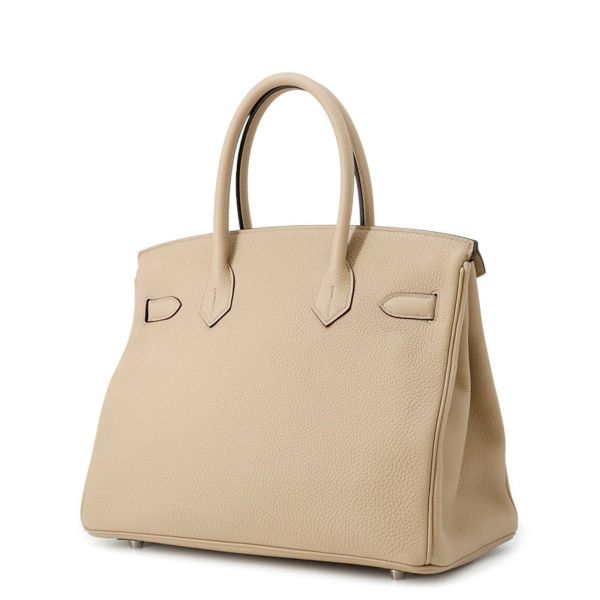 エルメス バーキン30 トレンチ/シルバー金具 トゴ K刻印 HERMES Birkin ハンドバッグ