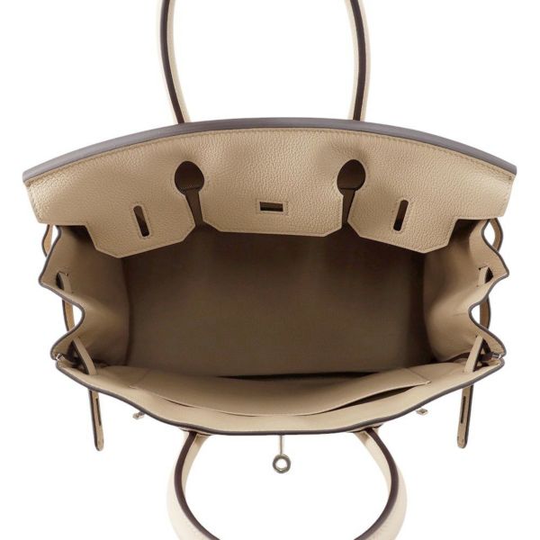 エルメス バーキン30 トレンチ/シルバー金具 トゴ K刻印 HERMES Birkin ハンドバッグ