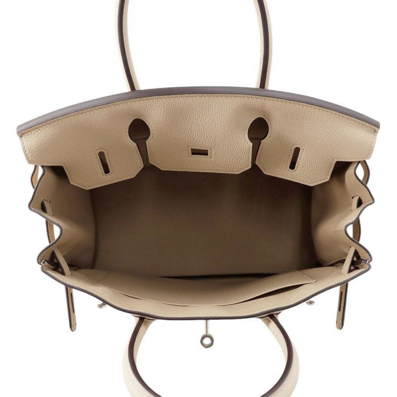 エルメス バーキン30 トレンチ/シルバー金具 トゴ K刻印 HERMES Birkin ハンドバッグ